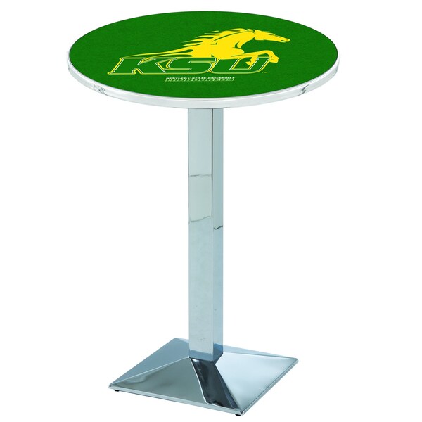 42" Chrome Kentucky State University Pub Table
